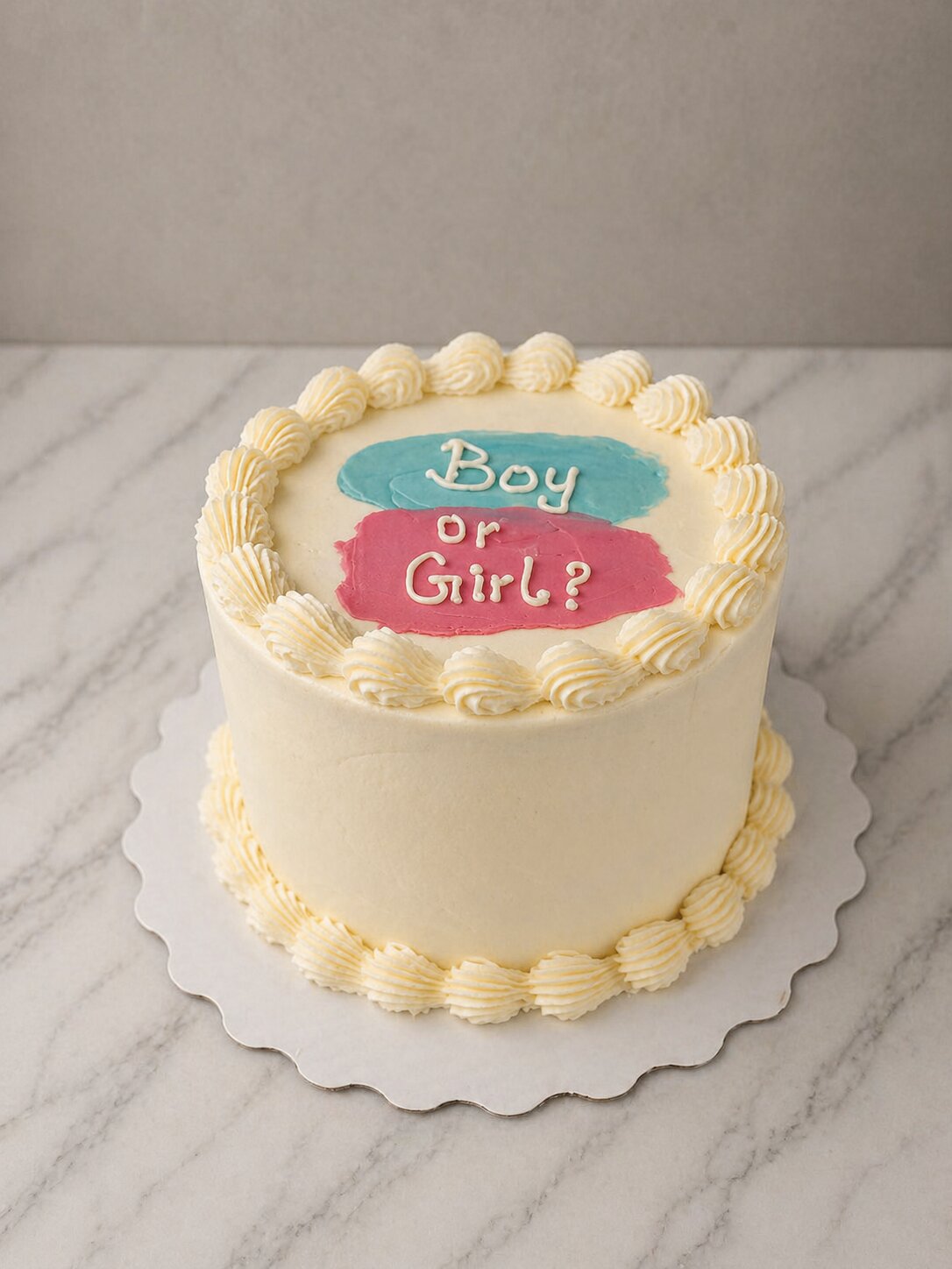 Gender Reveal Cake